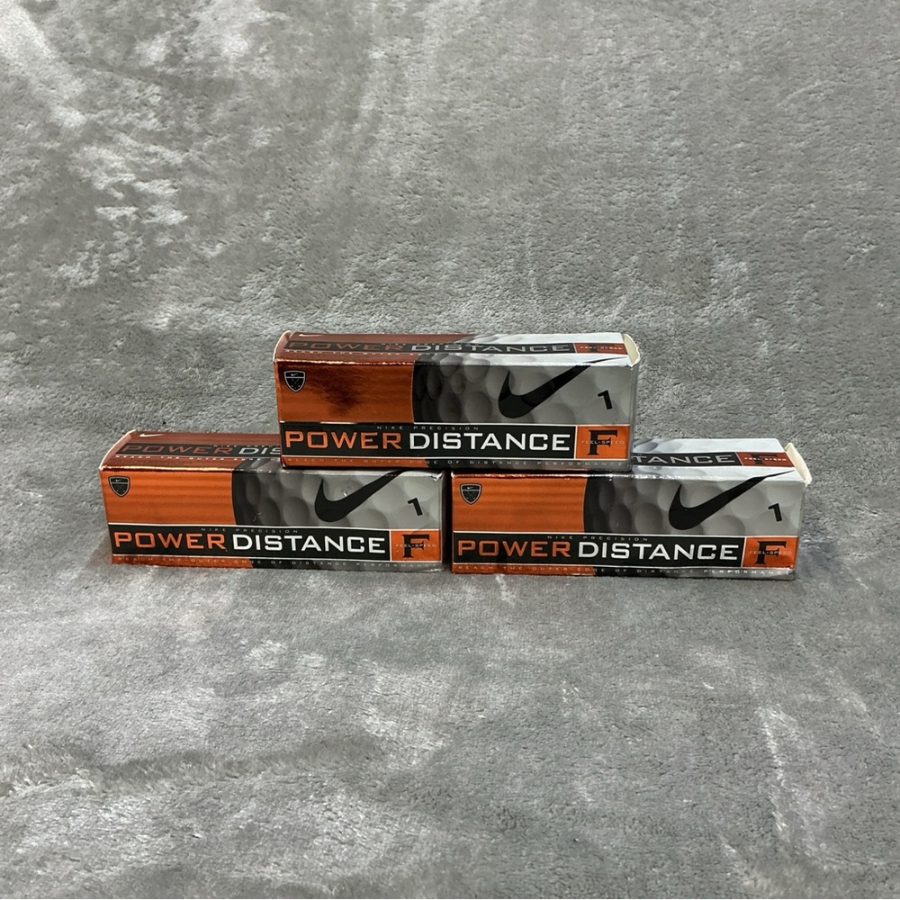 Nike Precision Power Distance F Golf Balls 3 pack of 3 metalflex core